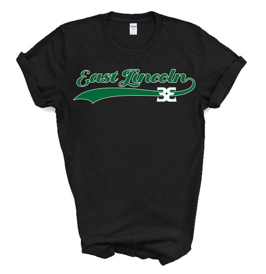 East Lincoln 33 Cursive - PERSONALIZED Short Sleeve Tee
