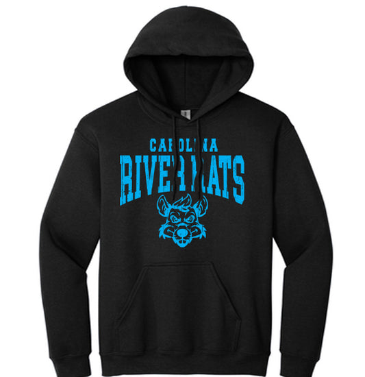 Carolina River Rats Distressed Arch - Heavyweight Hoodie
