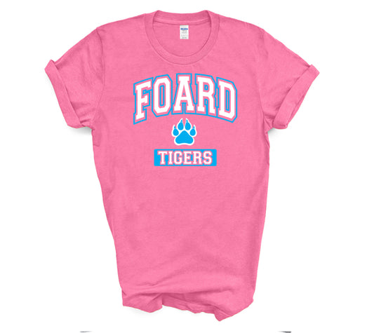 Foard Tigers Arch - Short Sleeve Tee