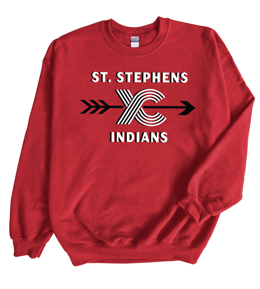 St. Stephens Cross Country - Crewneck Sweatshirt
