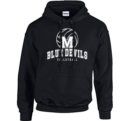 Blue Devil Volleyball - Heavyweight Hoodie