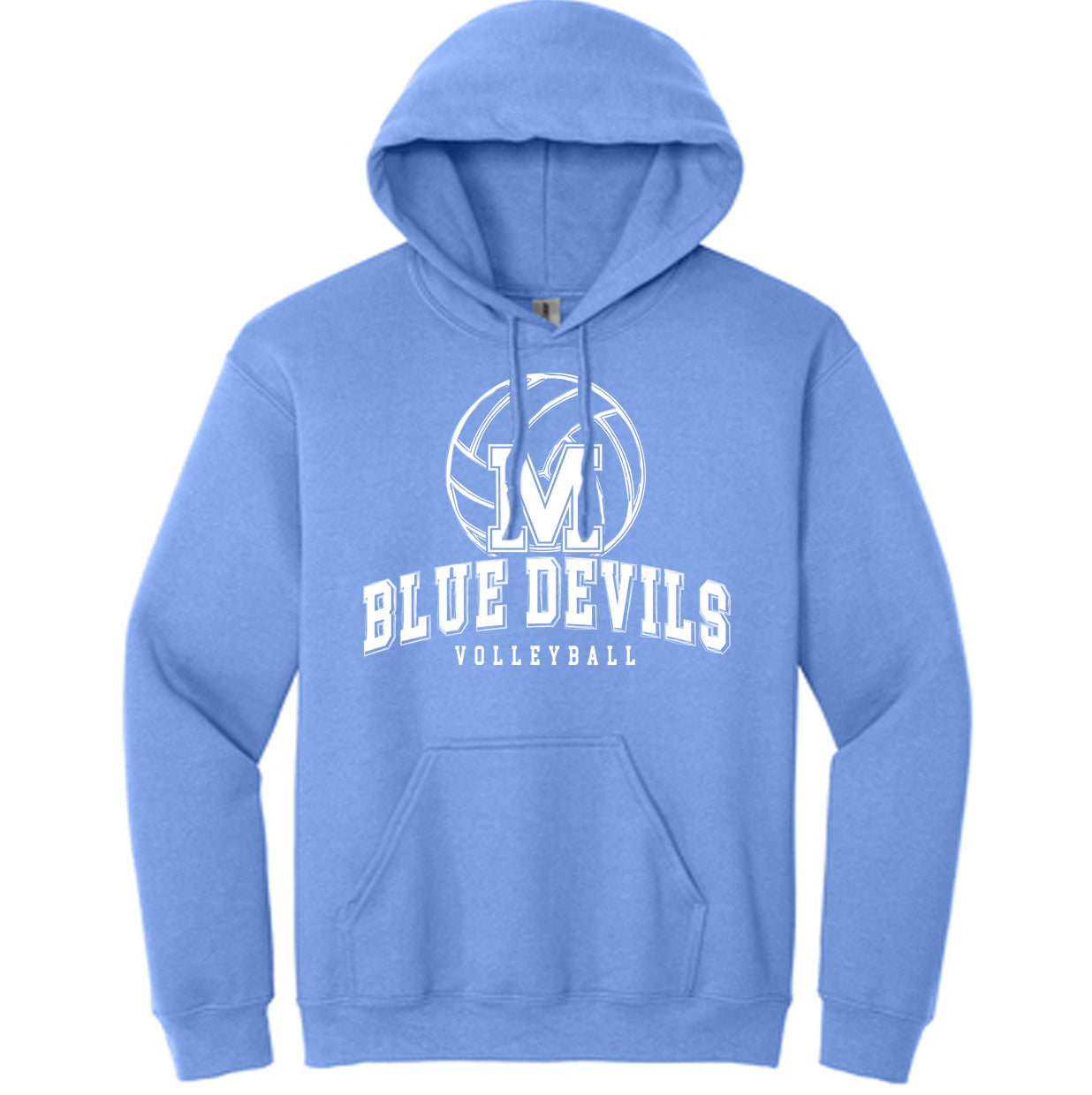 Blue Devil Volleyball - Heavyweight Hoodie