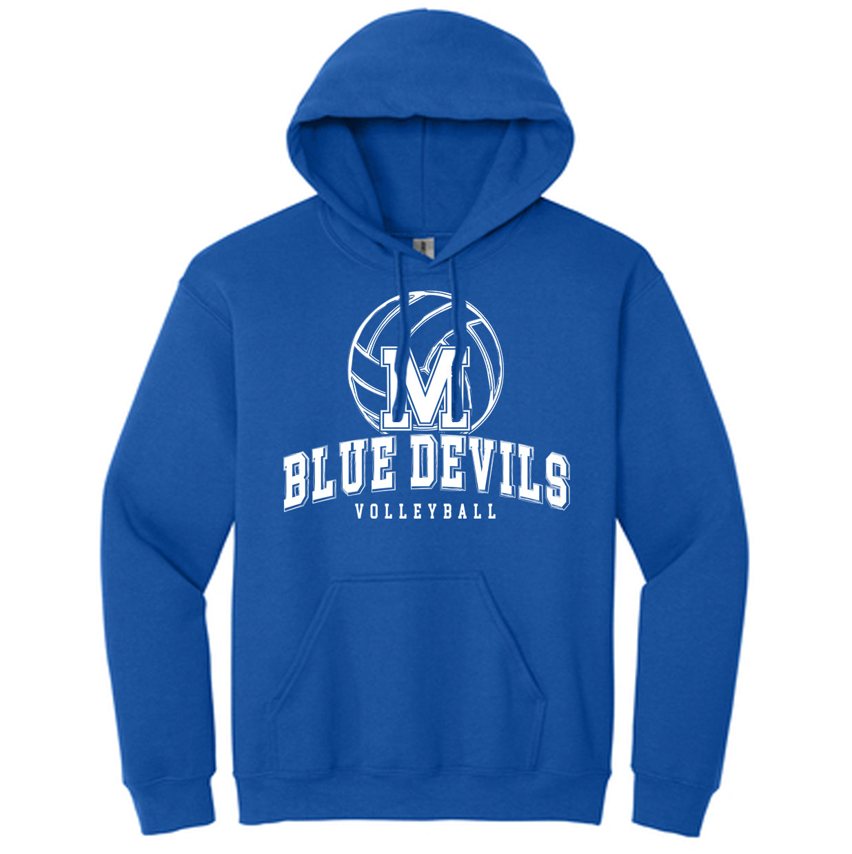 Blue Devil Volleyball - Heavyweight Hoodie