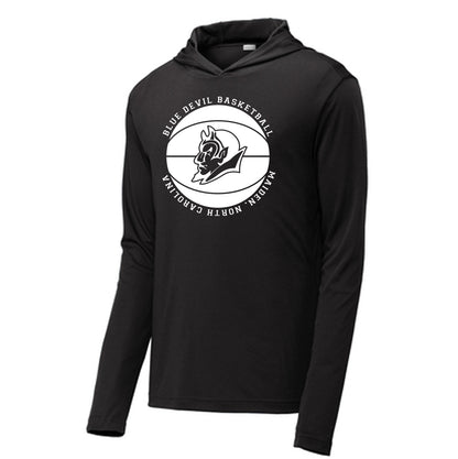 Maiden Basketball - Performance Hooded Long Sleeve Tee