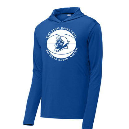 Maiden Basketball - Performance Hooded Long Sleeve Tee