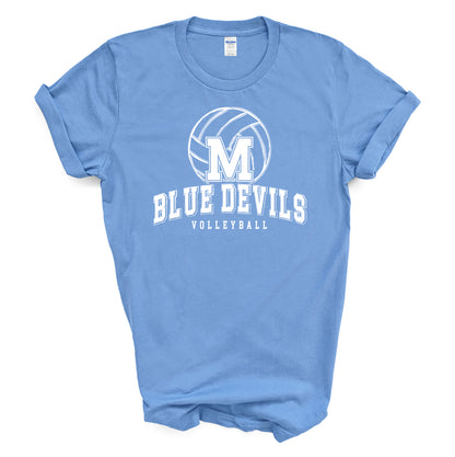Blue Devil Volleyball - Short Sleeve Tee