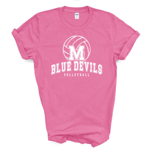 Blue Devil Volleyball - Short Sleeve Tee