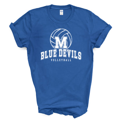 Blue Devil Volleyball - Short Sleeve Tee