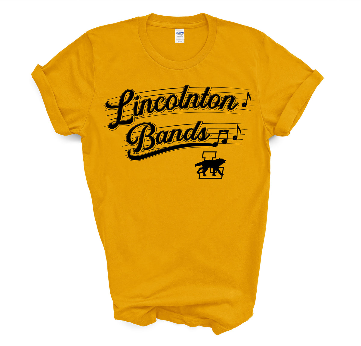 Lincolnton Bands Bars - YOUTH Short Sleeve Tee