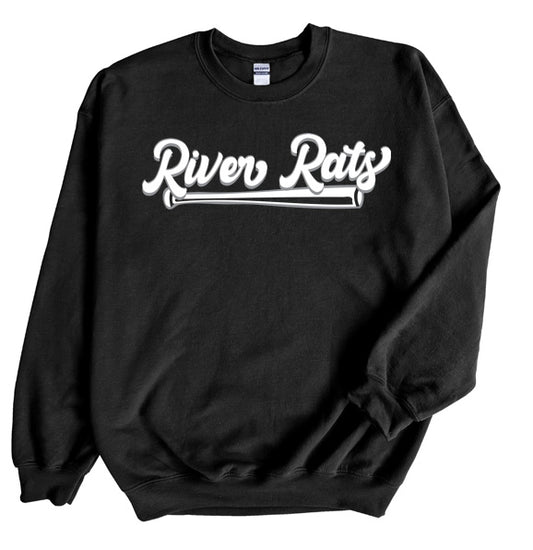 Carolina River Rats Cursive - YOUTH Crewneck Sweatshirt