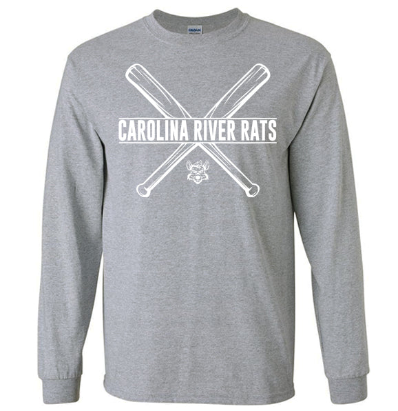 Carolina River Rats Bats - Long Sleeve Tee