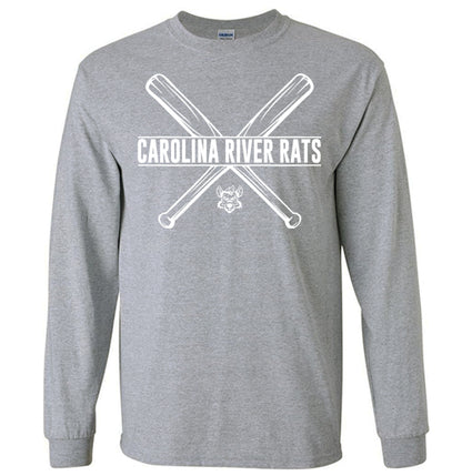 Carolina River Rats Bats - Long Sleeve Tee