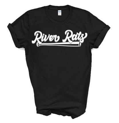 Carolina River Rats Cursive - Short Sleeve Tee