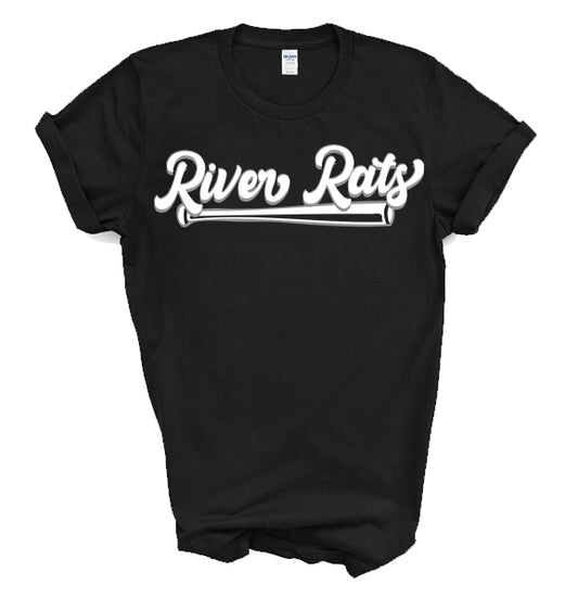Carolina River Rats Cursive - YOUTH Short Sleeve Tee