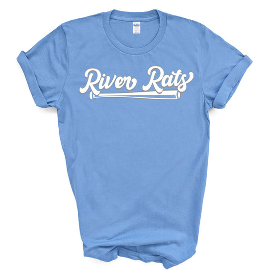 Carolina River Rats Cursive - Short Sleeve Tee