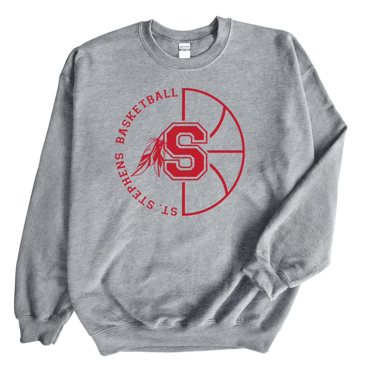 St. Stephens Basketball - Crewneck Sweatshirt