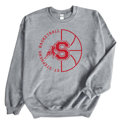 St. Stephens Basketball - Crewneck Sweatshirt