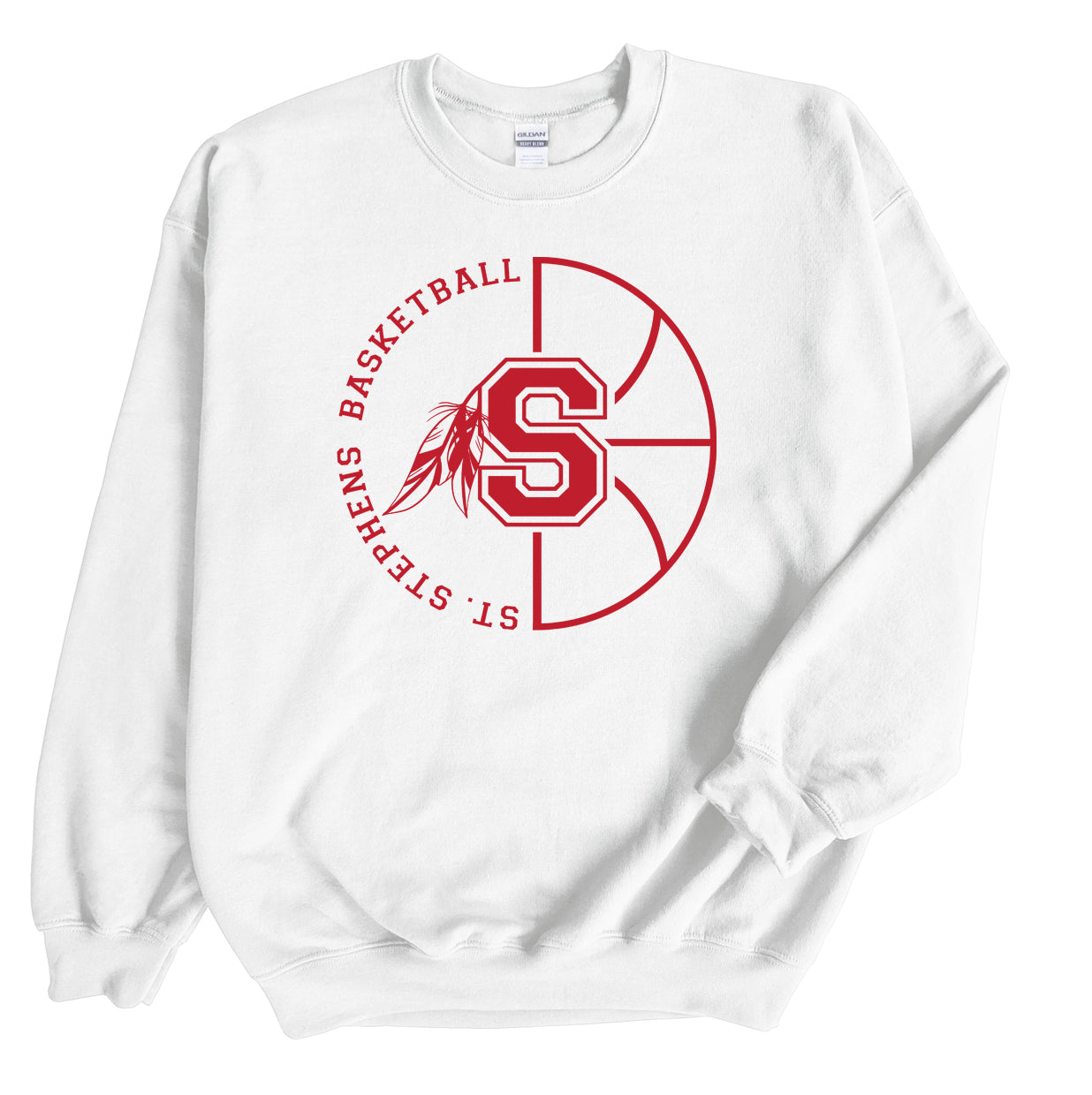 St. Stephens Basketball - Crewneck Sweatshirt