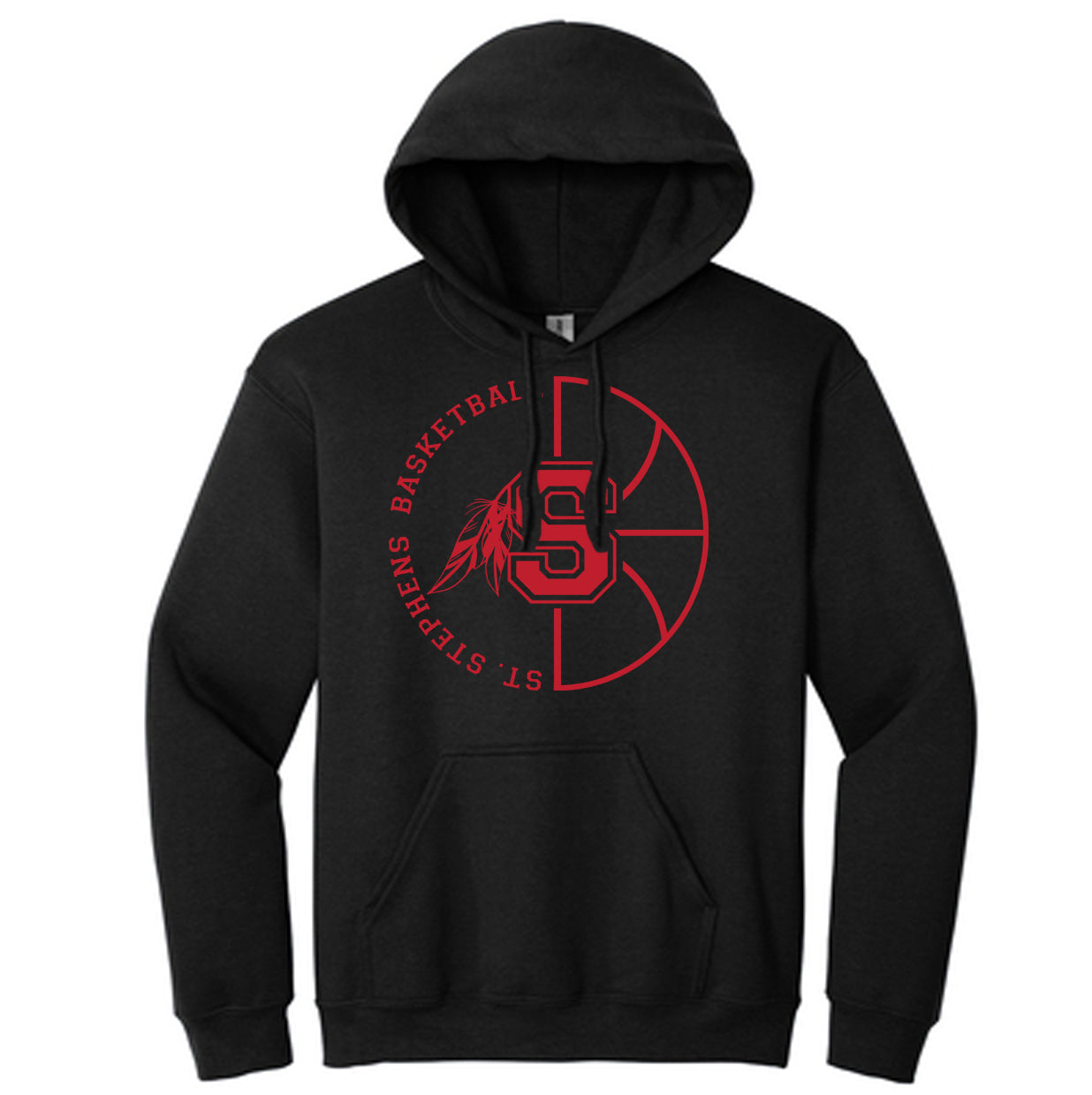 St. Stephens Basketball - YOUTH Heavyweight Hoodie