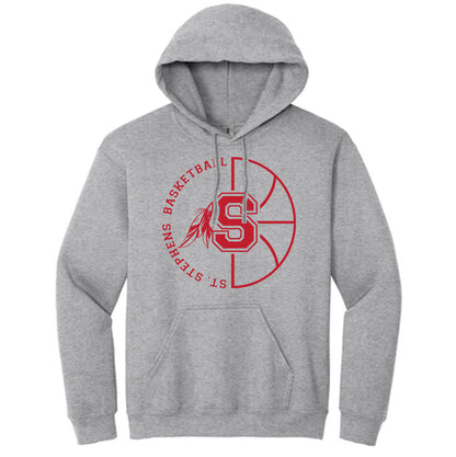 St. Stephens Basketball - YOUTH Heavyweight Hoodie