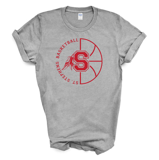 St. Stephens Basketball - YOUTH Short Sleeve Tee