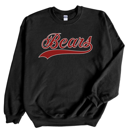 Bunker Hill Bears Cursive - Crewneck Sweatshirt