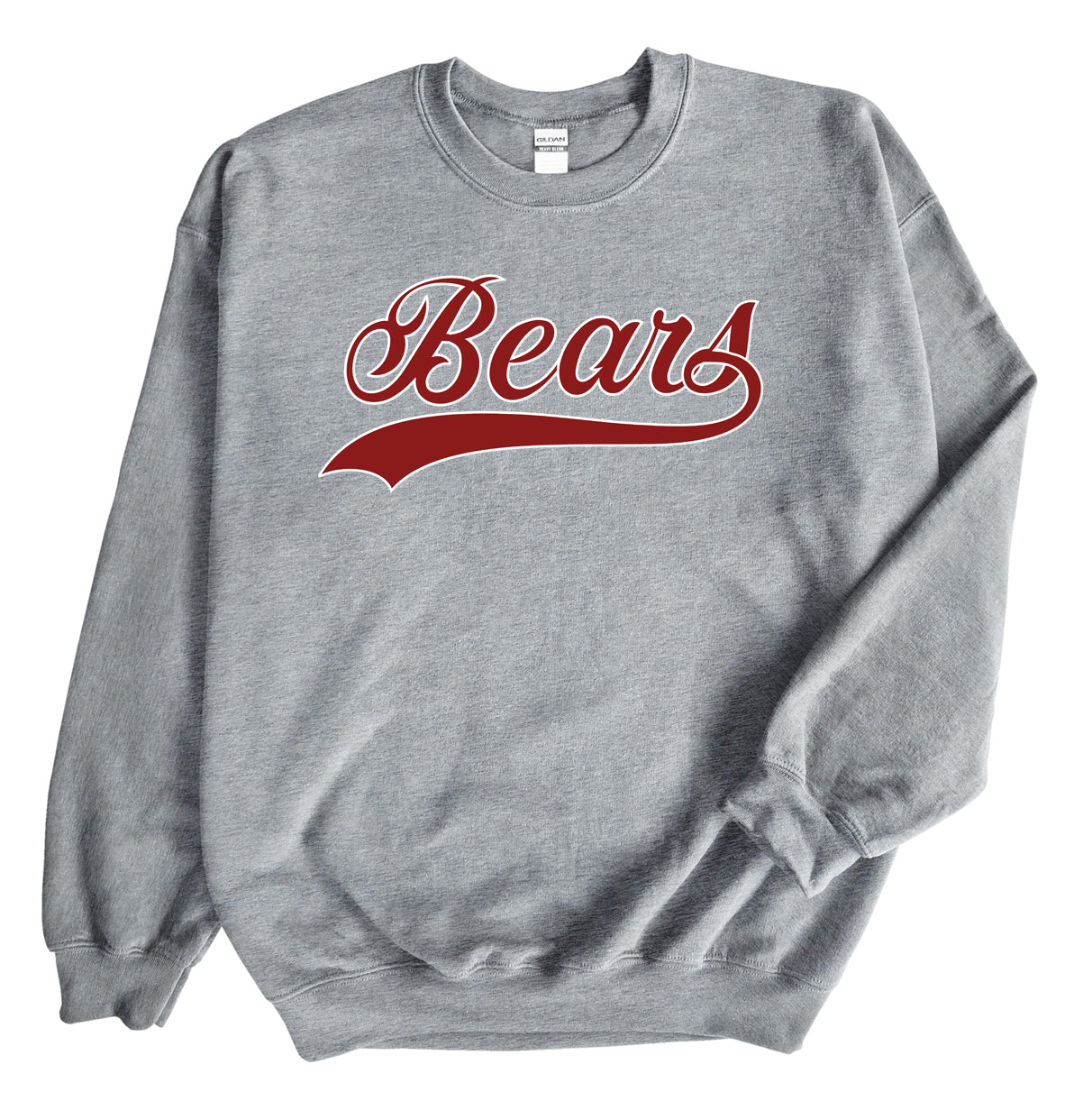 Bunker Hill Bears Cursive - Crewneck Sweatshirt