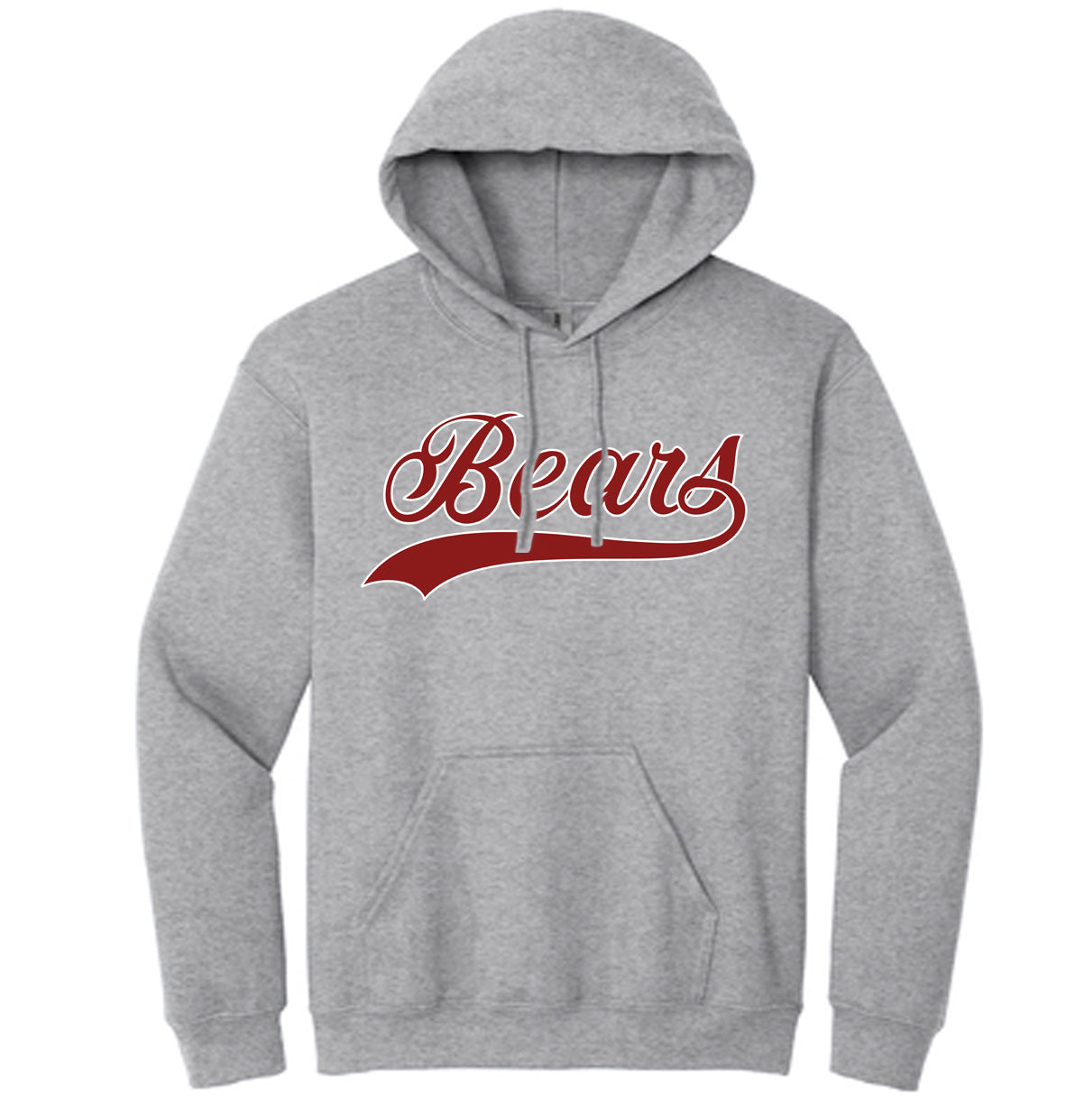 Bunker Hill Bears Cursive - Heavyweight Hoodie