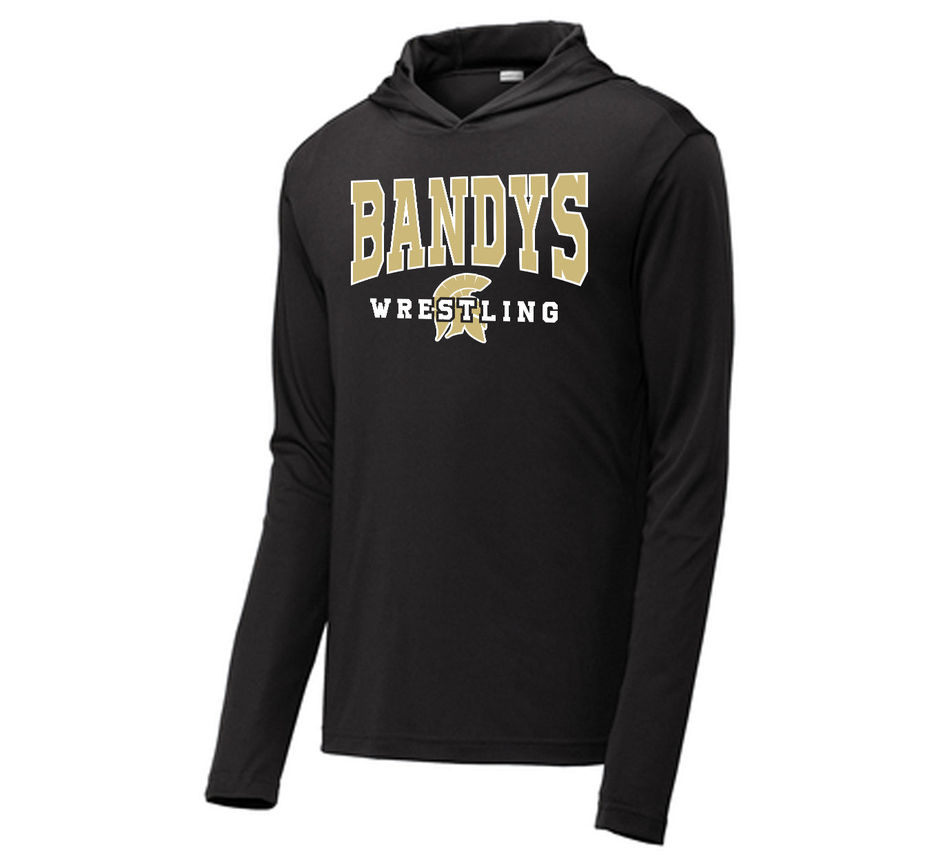 Bandys Wrestling - Performance Hooded Long Sleeve Tee