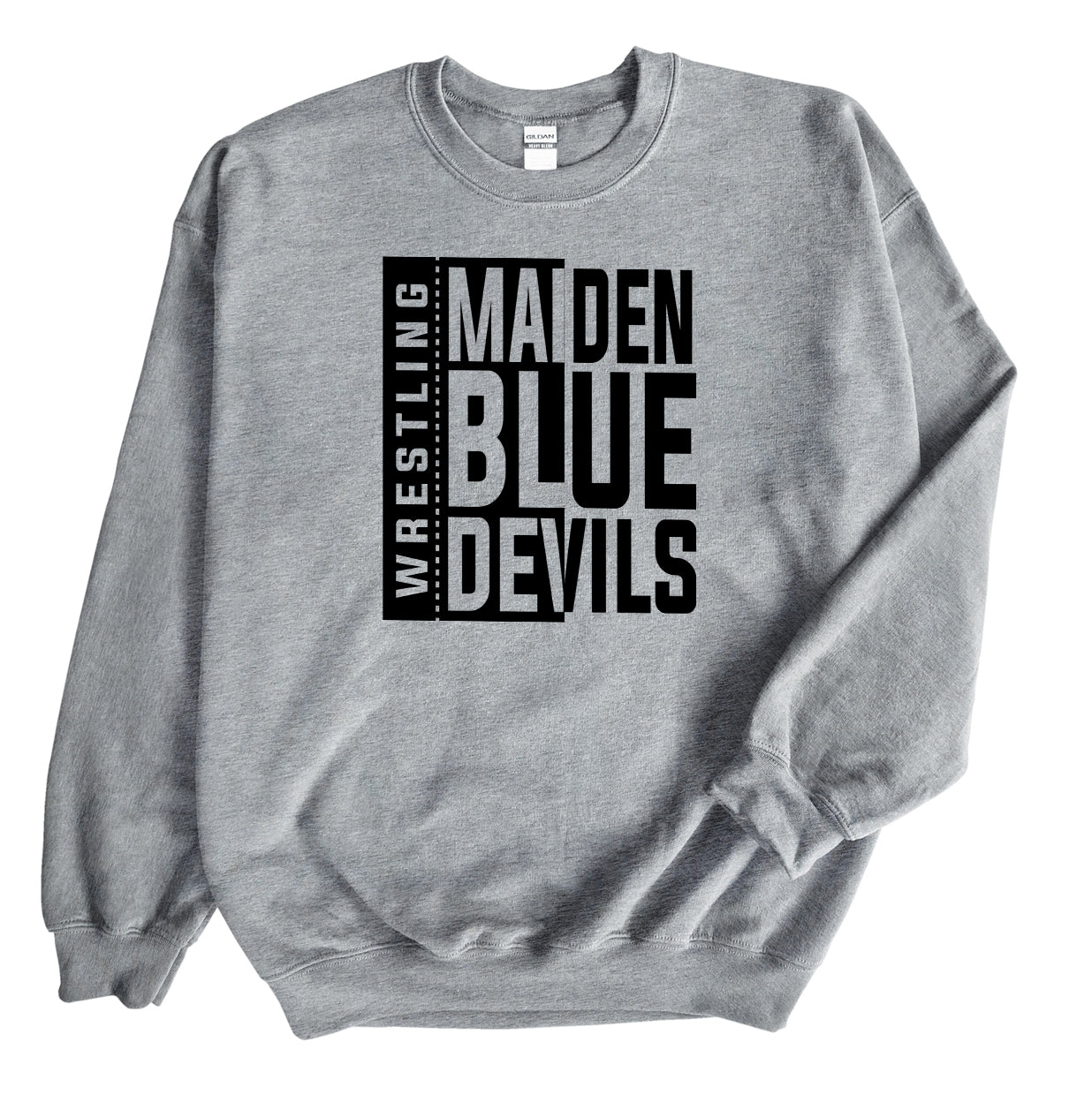 Maiden Wrestling Block - Crewneck Sweatshirt