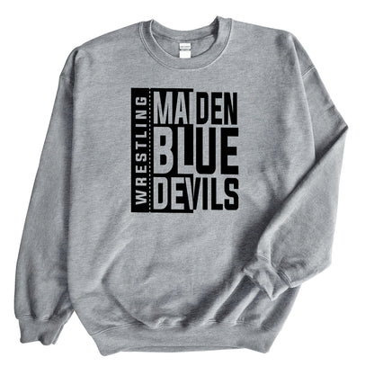 Maiden Wrestling Block - Crewneck Sweatshirt