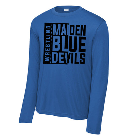Maiden Wrestling Block - Long Sleeve Tee