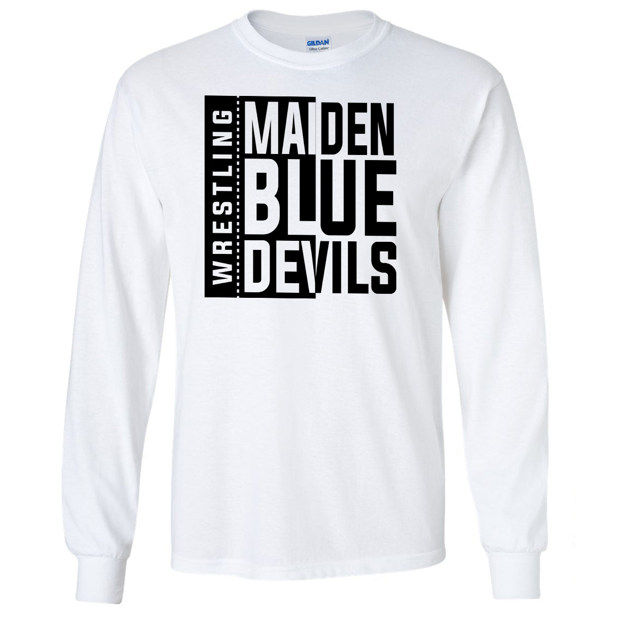 Maiden Wrestling Block - Long Sleeve Tee
