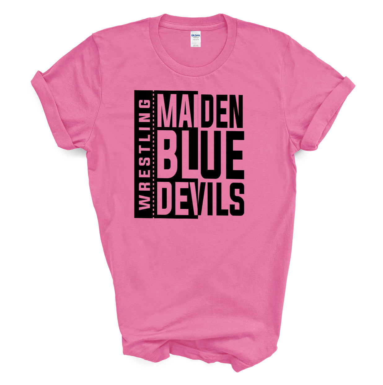 Maiden Wrestling Block - Short Sleeve Tee