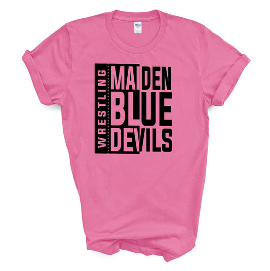 Maiden Wrestling Block - Short Sleeve Tee