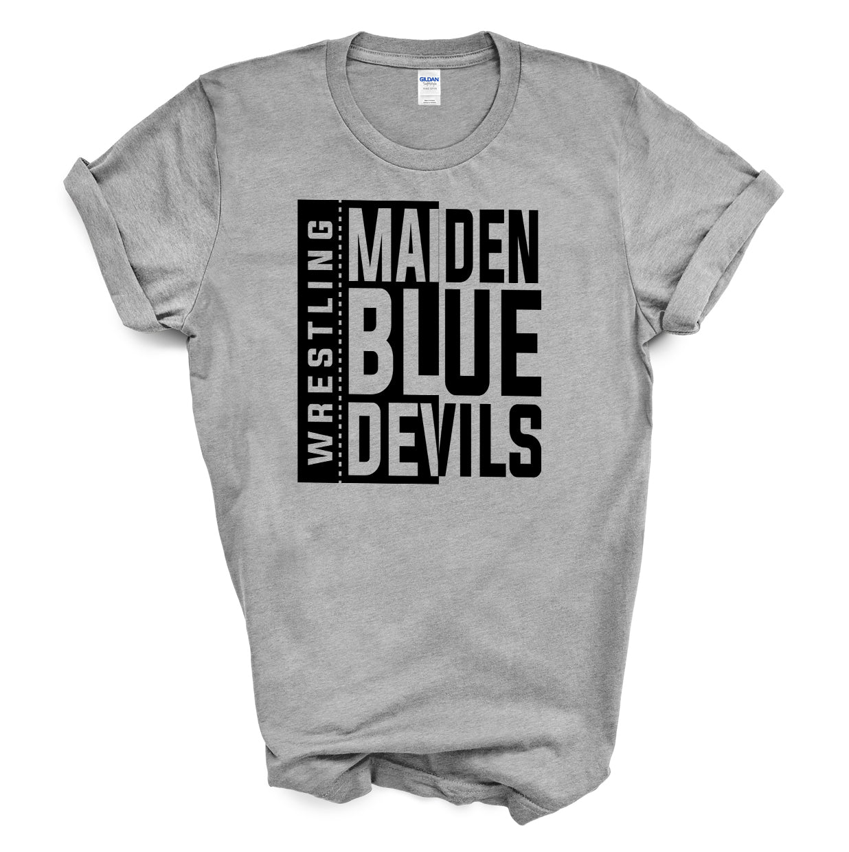 Maiden Wrestling Block - Short Sleeve Tee