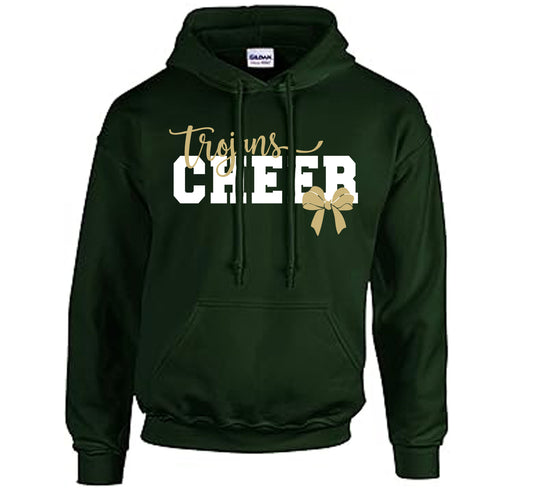 Trojans Cheer Bow - Heavyweight Hoodie