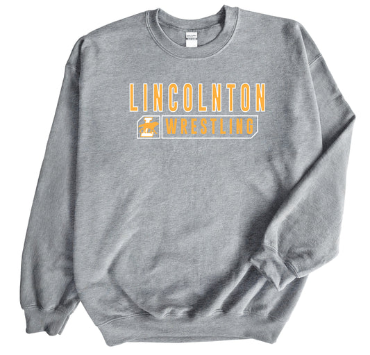 Lincolnton Wrestling - Crewneck Sweatshirt