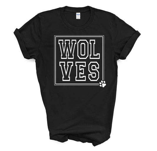 Lincolnton Wolves - Short Sleeve Tee