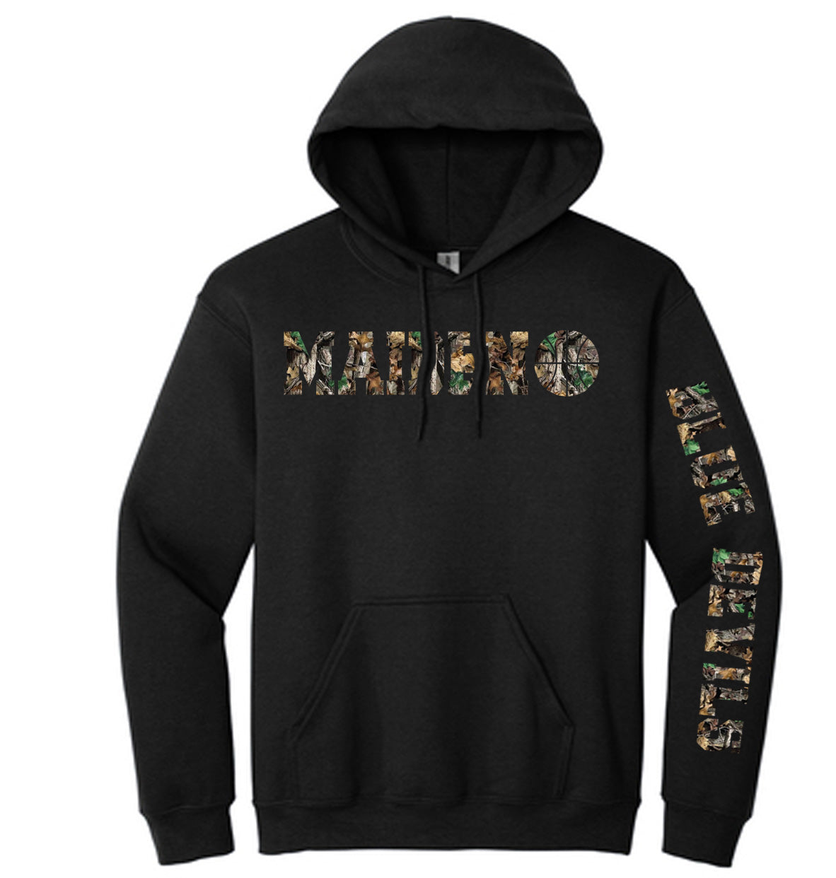 Maiden Camo Basketball - Heavyweight Hoodie