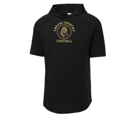Trojan Country Circle - Performance Short Sleeve Hooded Tee