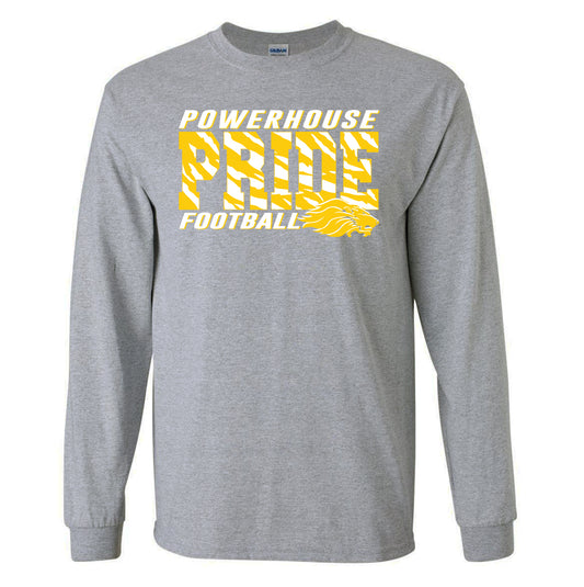 Powerhouse Pride Football - Long Sleeve Tee