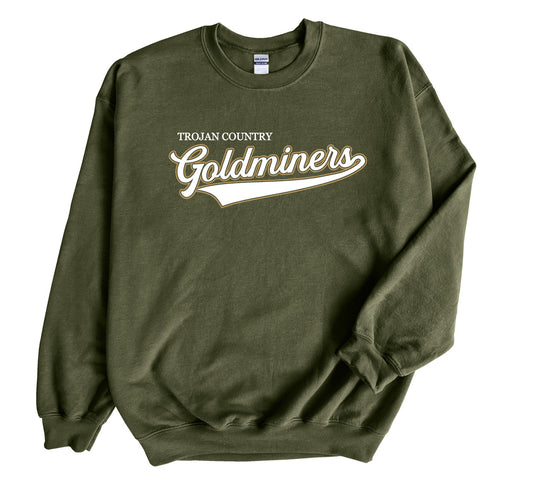 Goldminers Baseball - Crewneck Sweatshirt