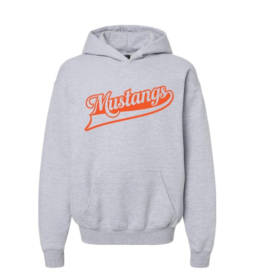 East Lincoln Mustangs O - Heavyweight Hoodie
