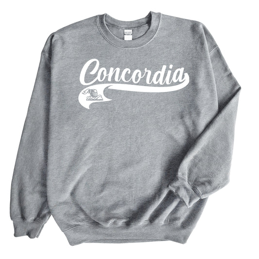 Concordia Cursive - YOUTH Heavyweight Sweatshirt