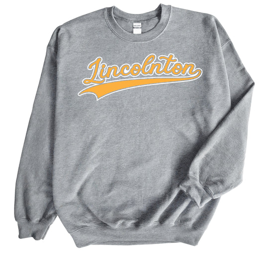 Lincolnton Cursive - Crewneck Sweatshirt