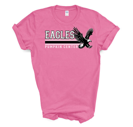 Pumpkin Center Eagles Lines - Short Sleeve Tee