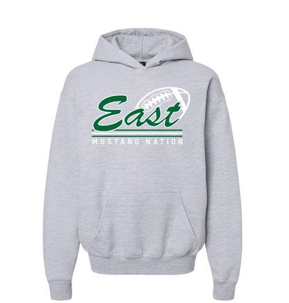 East Lincoln Football Cursive - Heavyweight Hoodie