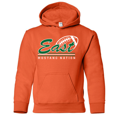 East Lincoln Football Cursive - Heavyweight Hoodie