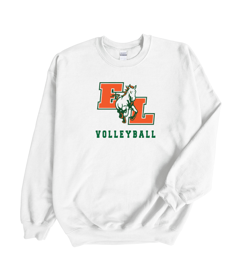 East Lincoln Volleyball - Crewneck Sweatshirt